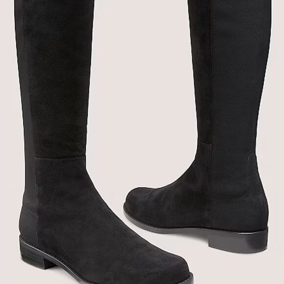 Stuart Weitzman 5050 Bold Over the Knee Boots Suede/Black New without tag 8.5 - Picture 3 of 7